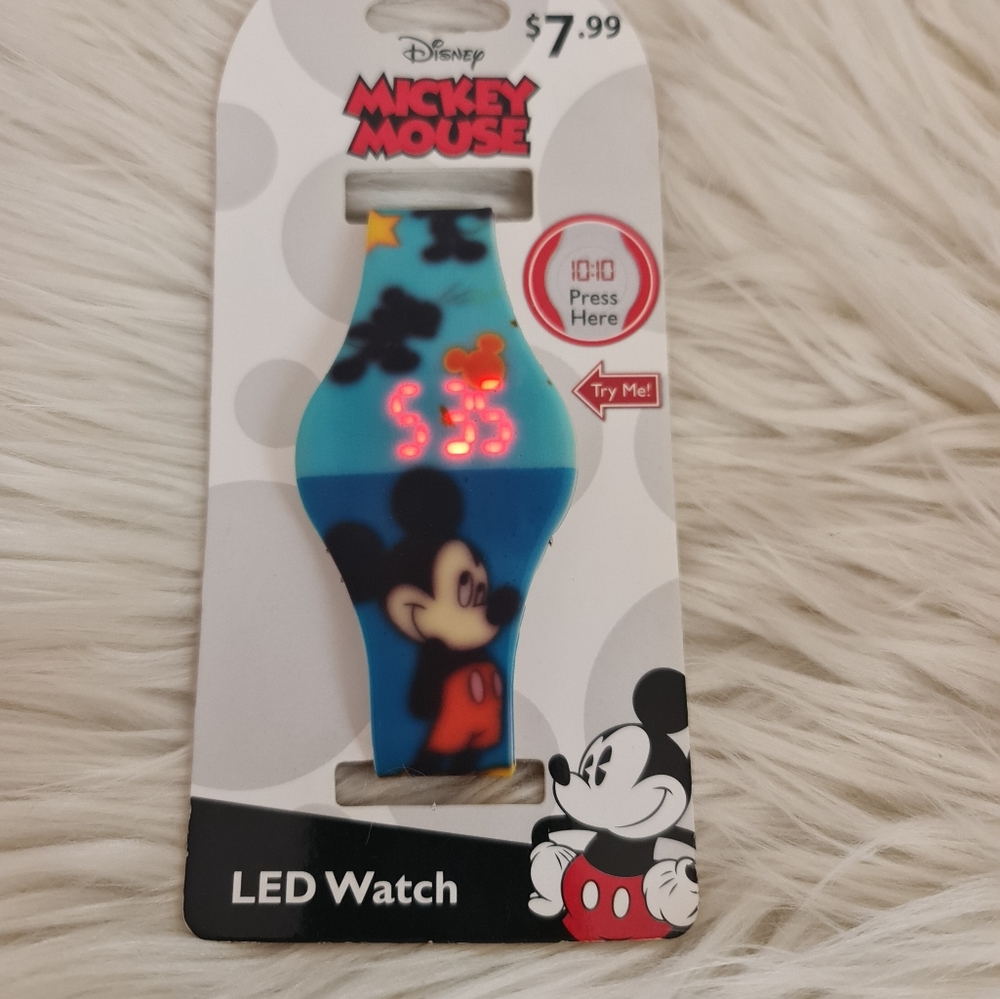 LED Watch Disney Mickey Mouse